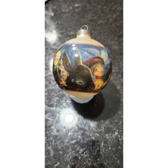 Vintage 1981 Schmid Christmas Ball Ornament Guardian Angel Ferrandiz - Picture 5 of 6